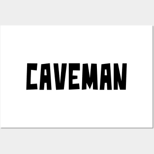 Caveman Posters and Art